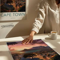 Cape Town Poster | South Africa Wall Art | Africa Decor