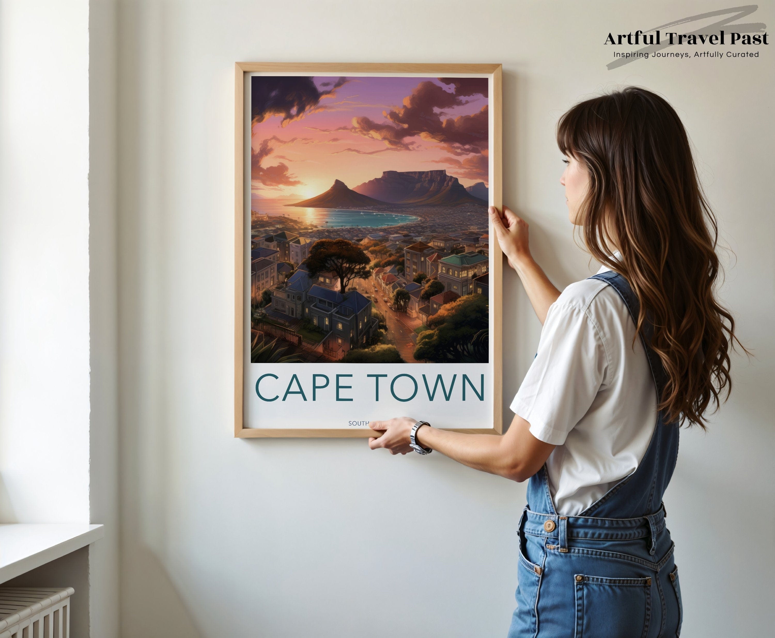 Cape Town Poster | South Africa Wall Art | Africa Decor