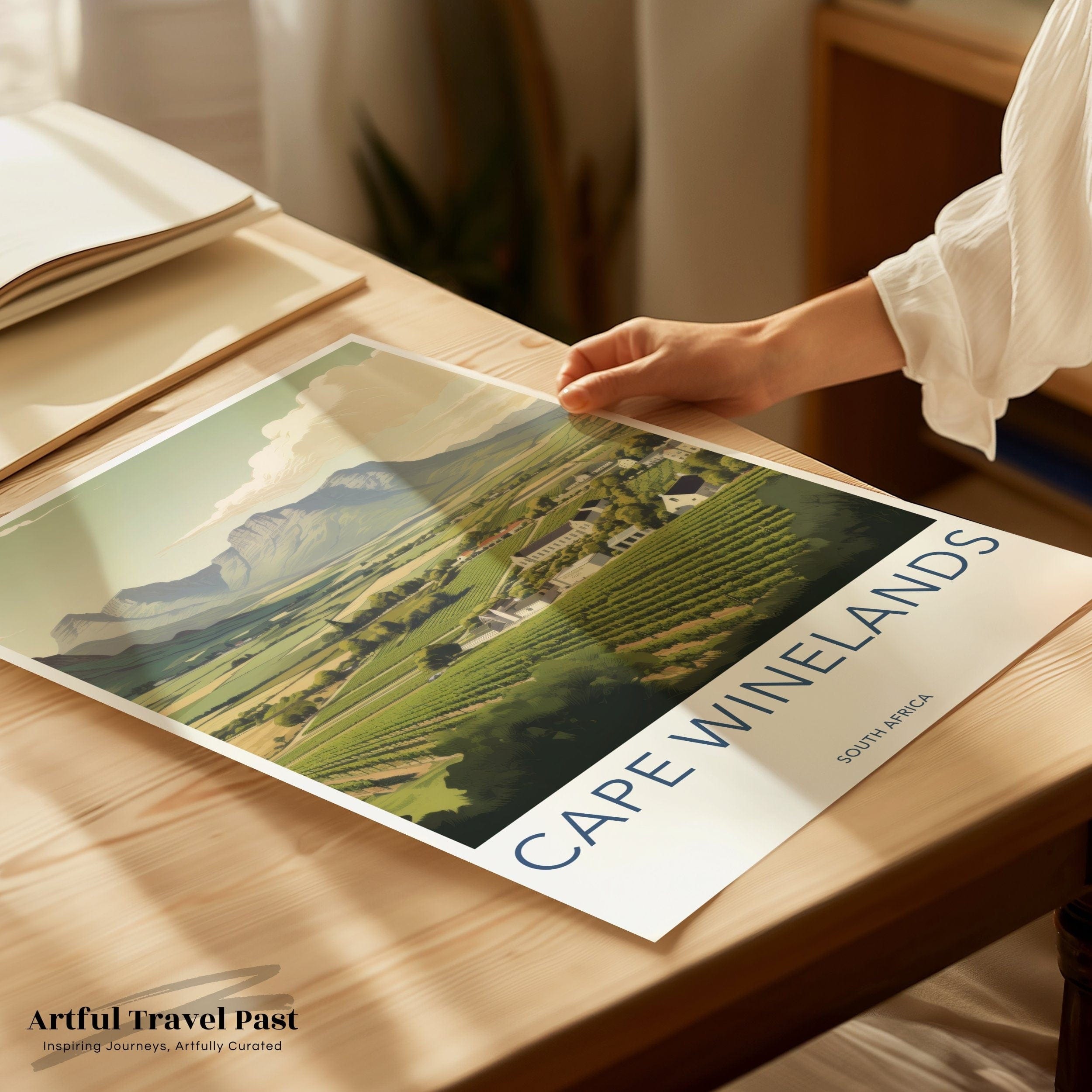 Cape Winelands Poster | South Africa Wall Art