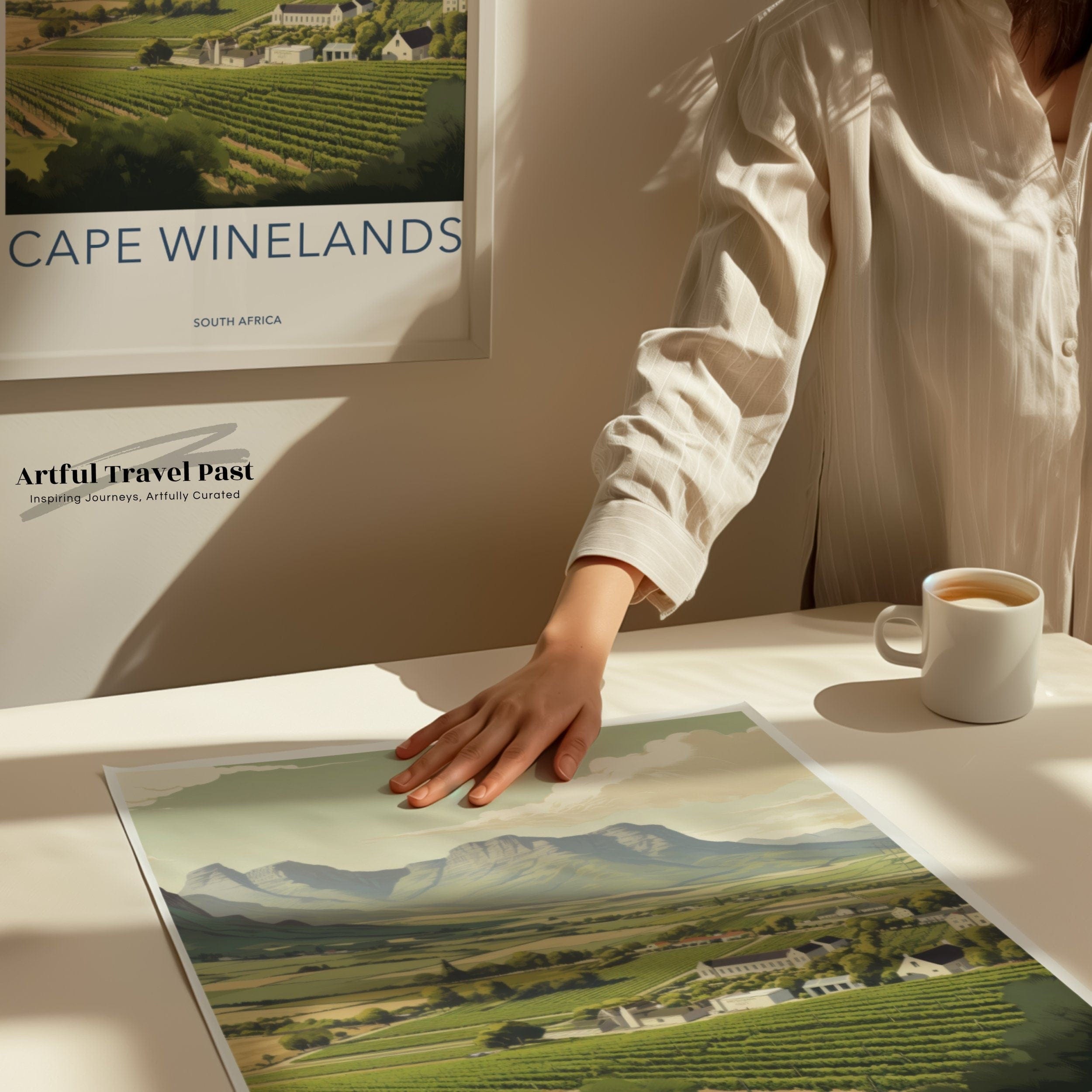 Cape Winelands Poster | South Africa Wall Art