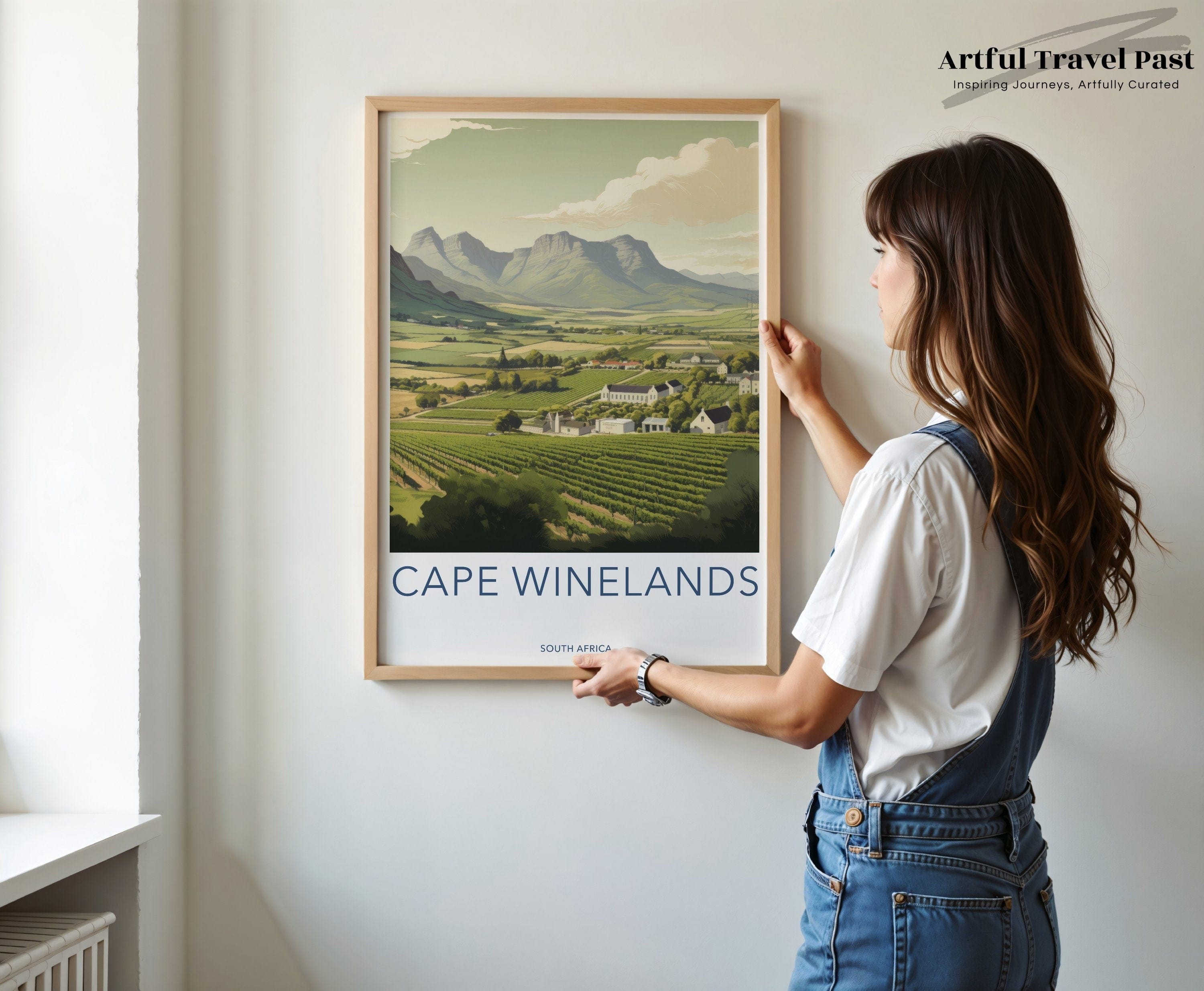 Cape Winelands Poster | South Africa Wall Art