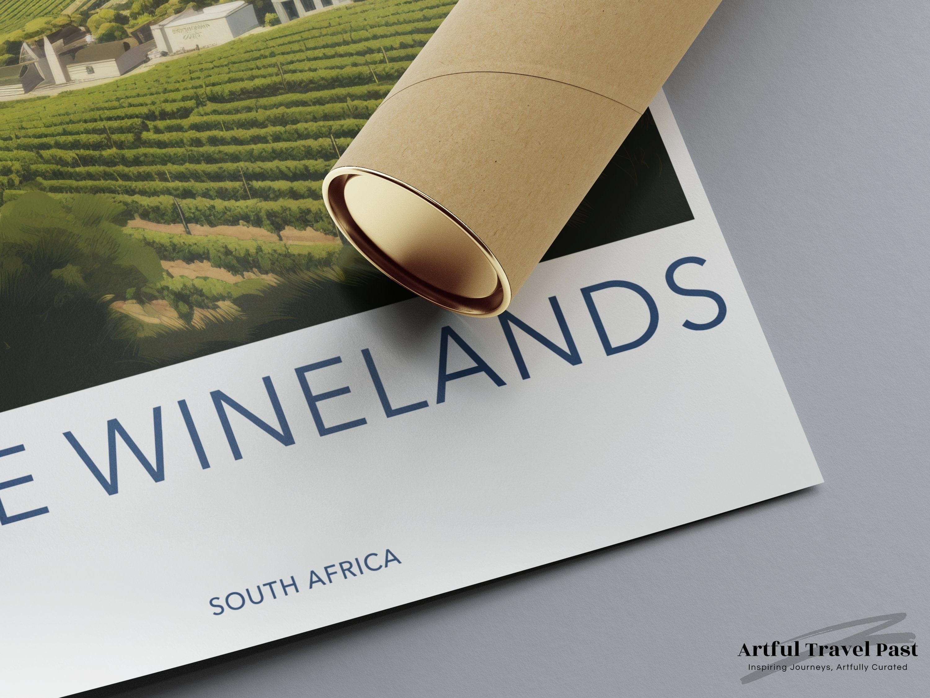 Cape Winelands Poster | South Africa Wall Art