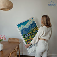Cape Winelands Poster | South Africa Wall Art