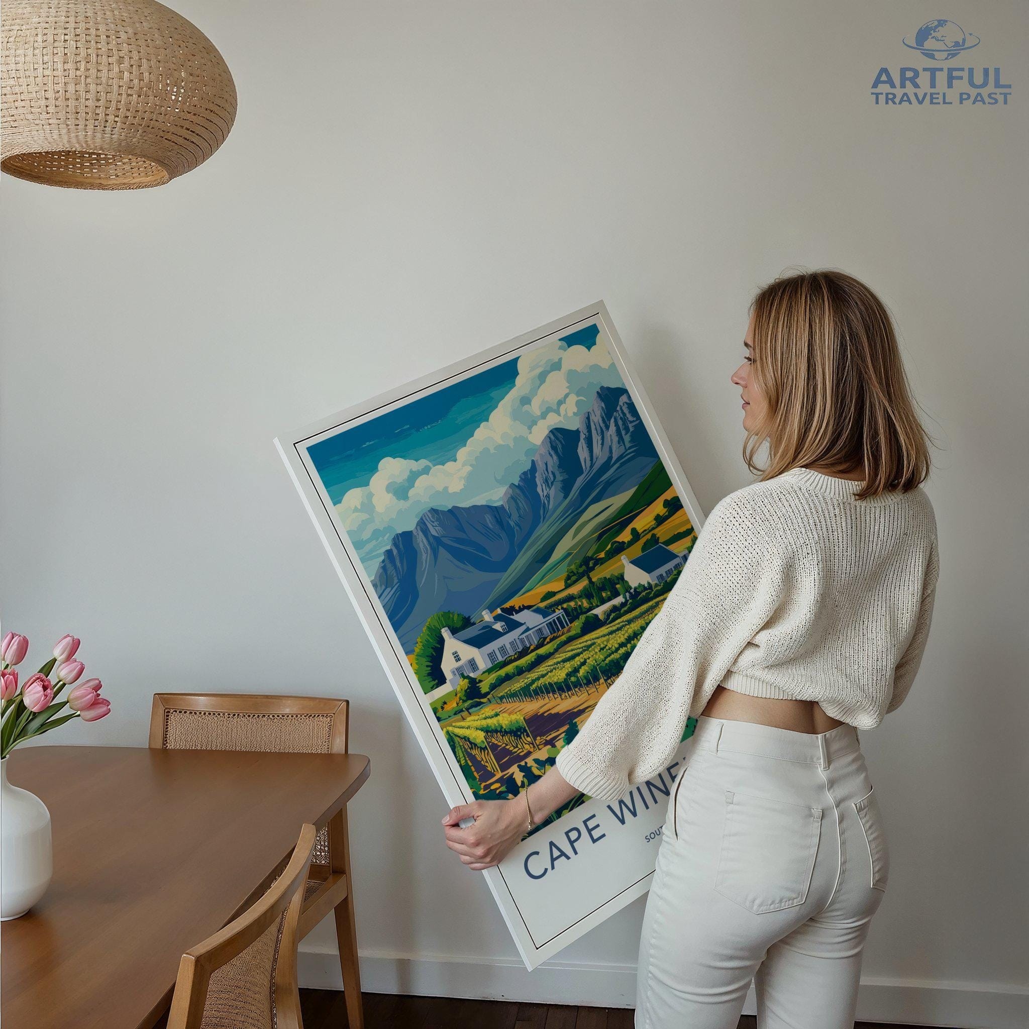 Cape Winelands Poster | South Africa Wall Art