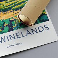 Cape Winelands Poster | South Africa Wall Art