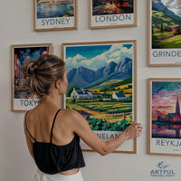 Cape Winelands Poster | South Africa Wall Art