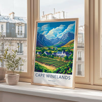 Cape Winelands Poster - South Africa Wall Art