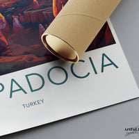 Cappadocia Poster | Turkey Wall Art | Balkans Decor
