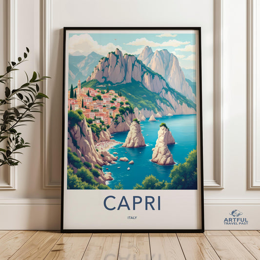 Capri Poster - Italy Wall Art