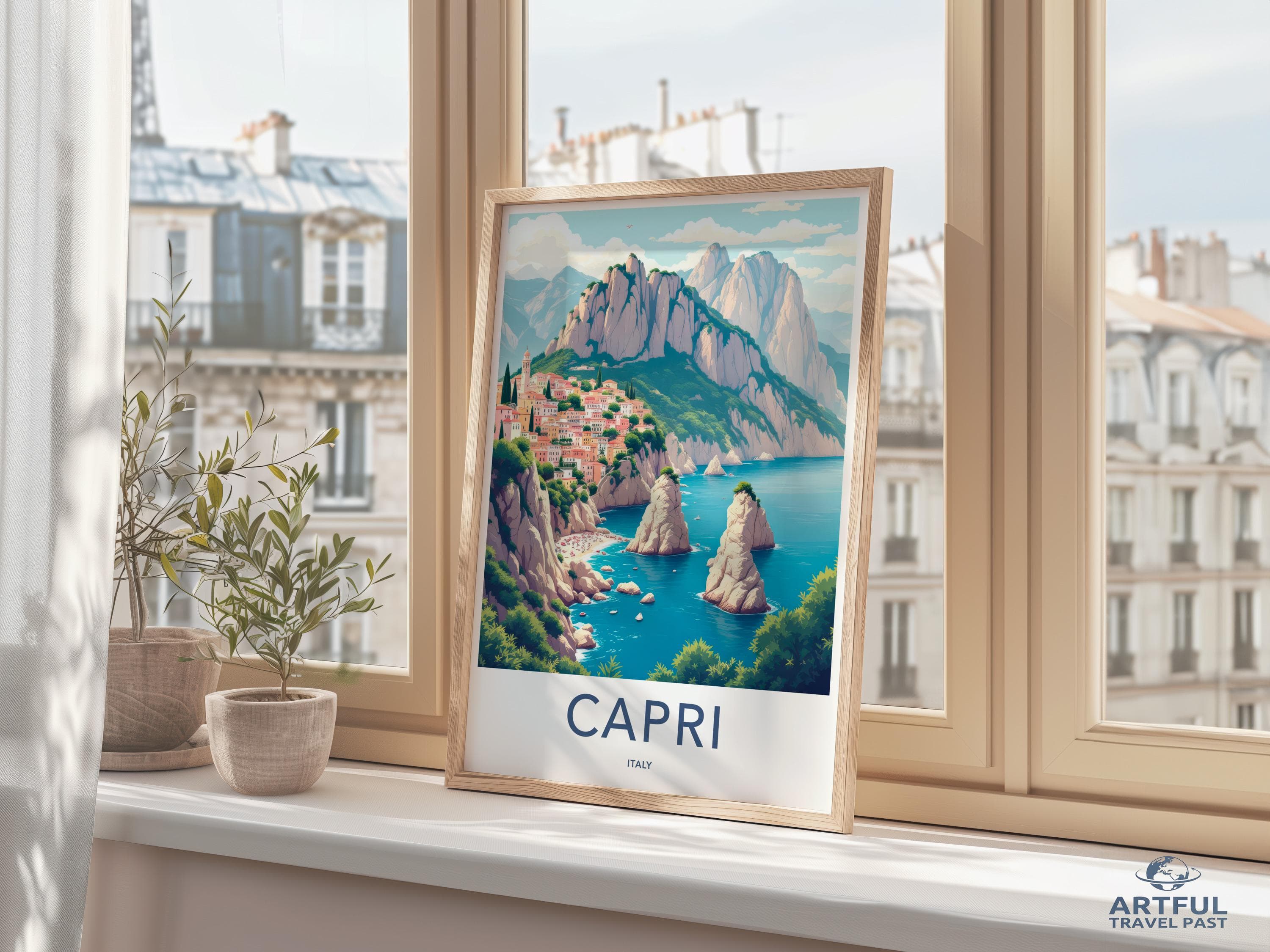 Capri Poster - Italy Wall Art
