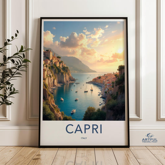 Capri Poster - Italy Wall Art
