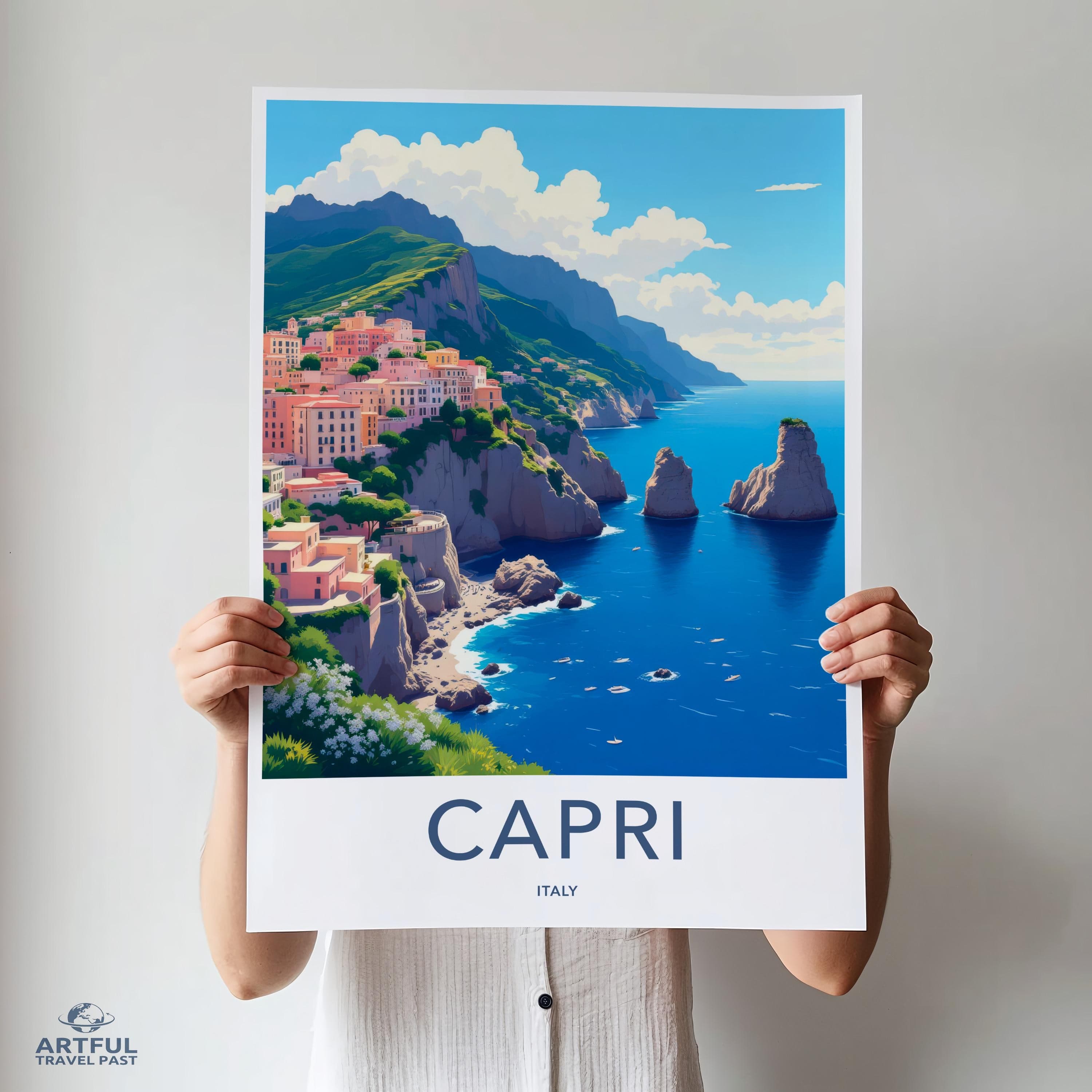 Capri Poster - Italy Wall Art