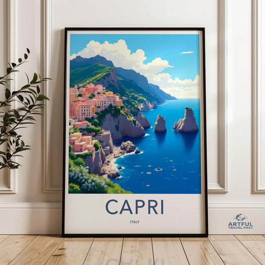 Capri Poster - Italy Wall Art