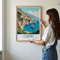 Capri Poster - Italy Wall Art