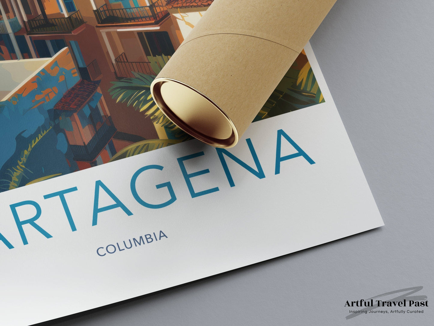 Cartagena Poster | Colombia Wall Art | South America Decor