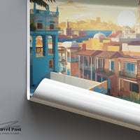 Cartagena Poster | Colombia Wall Art | South America Decor