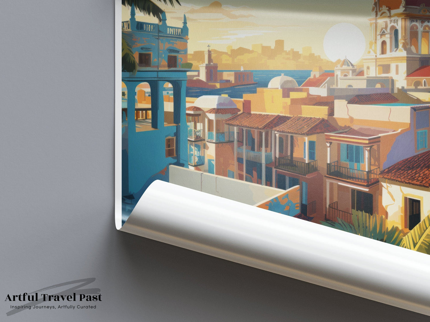 Cartagena Poster | Colombia Wall Art | South America Decor