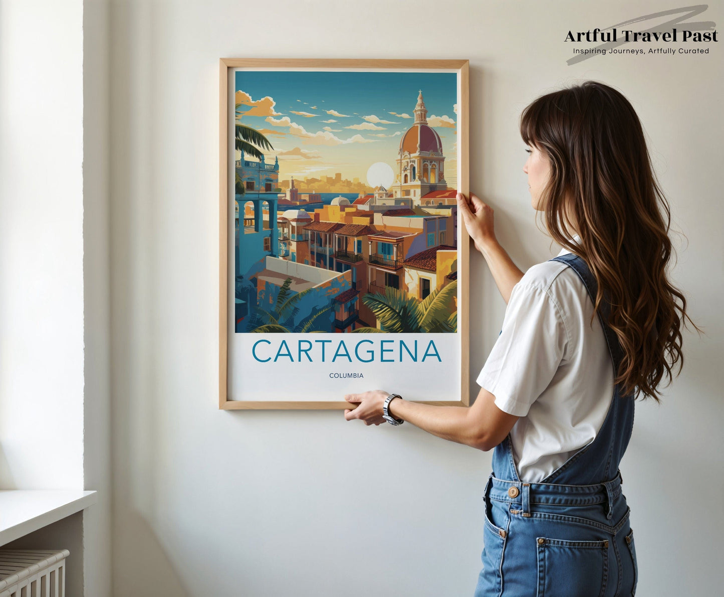 Cartagena Poster | Colombia Wall Art | South America Decor