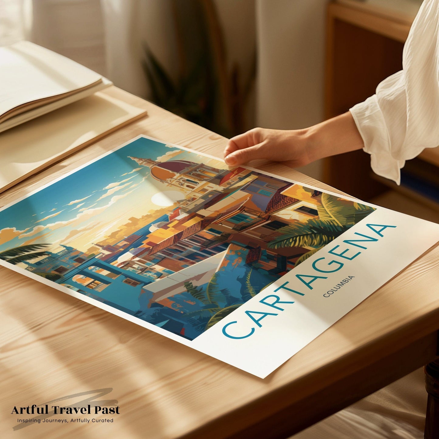 Cartagena Poster | Colombia Wall Art | South America Decor