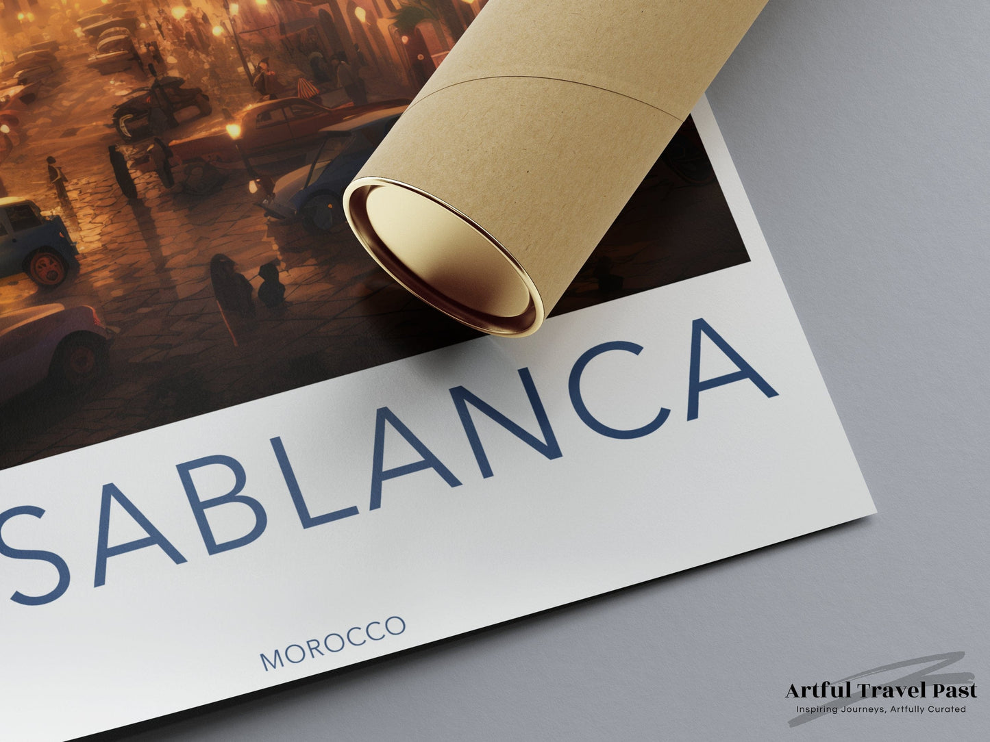 Casablanca Poster - Morocco Wall Art