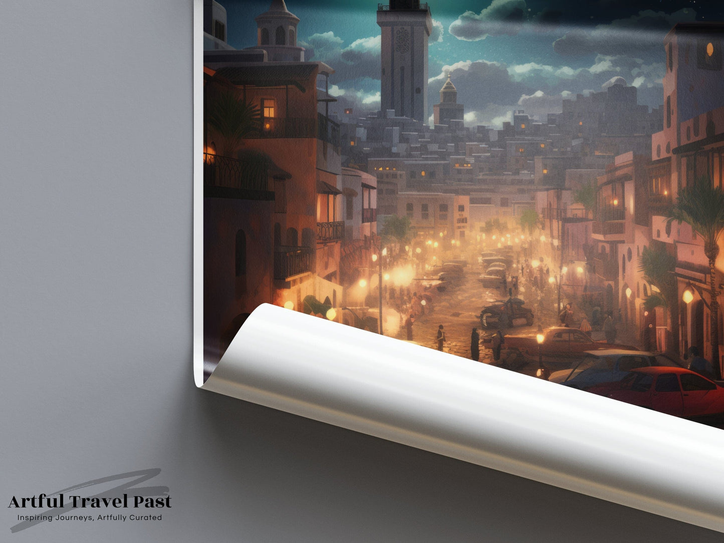 Casablanca Poster - Morocco Wall Art