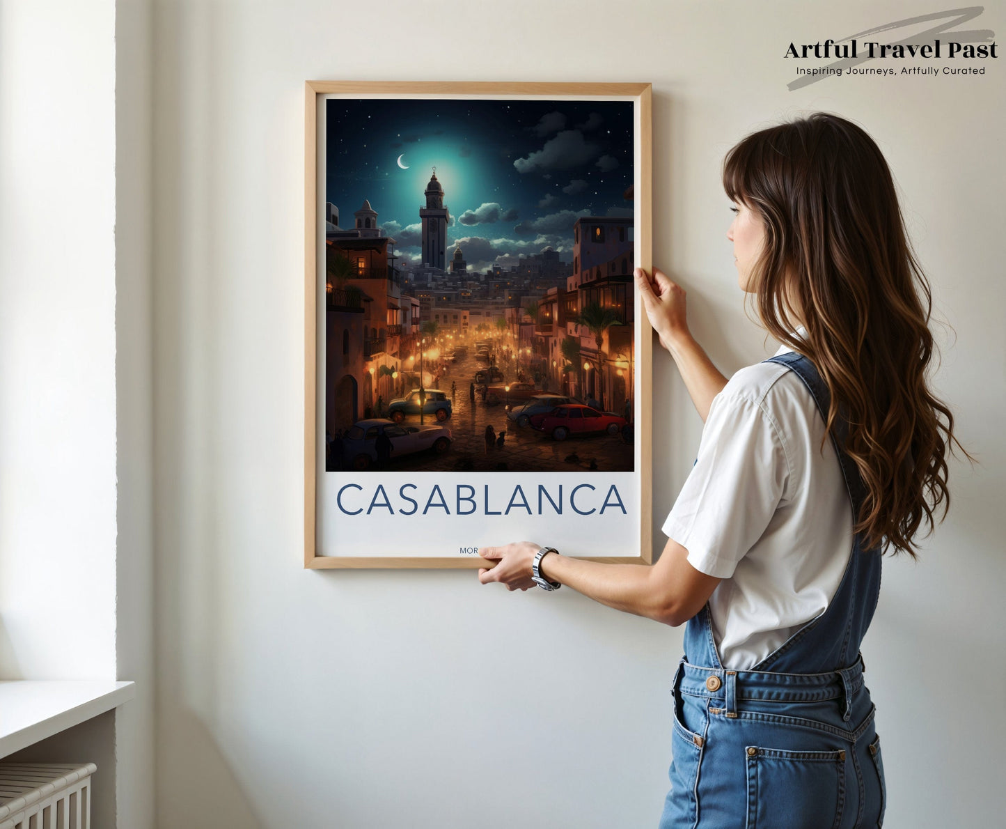 Casablanca Poster - Morocco Wall Art