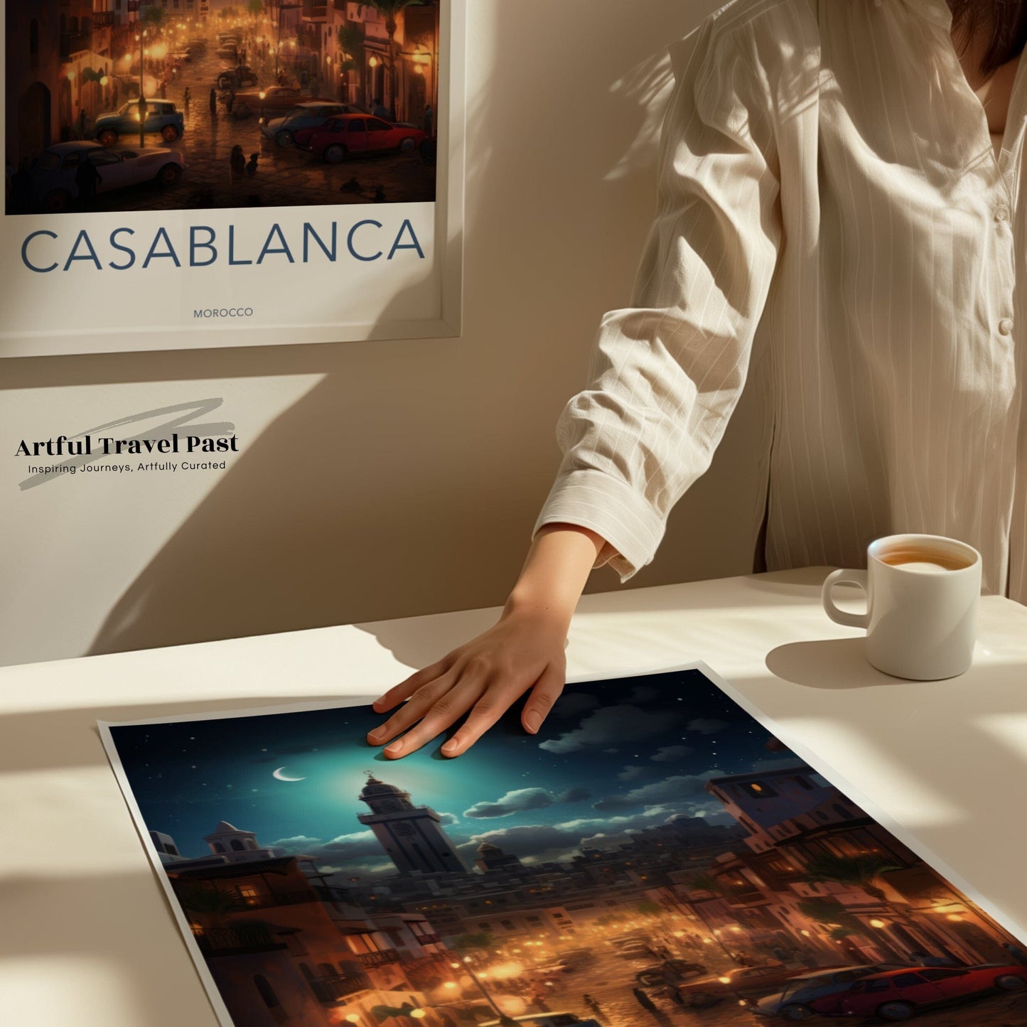 Casablanca Poster - Morocco Wall Art