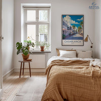 Casablanca Poster - Morocco Wall Art