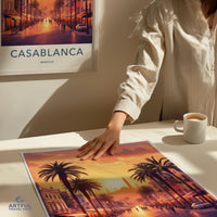 Casablanca Poster - Morocco Wall Art