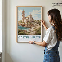 Castellabate Poster | Italy Wall Art | Europe Decor