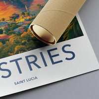 Castries Poster - Saint Lucia Wall Art