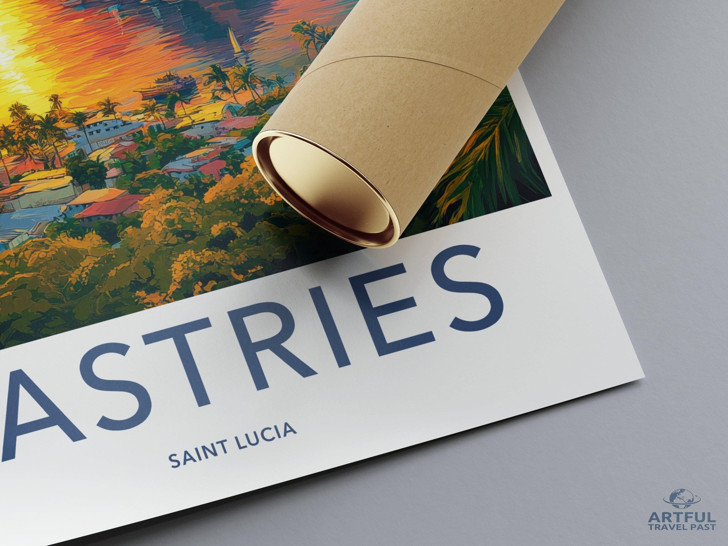Castries Poster - Saint Lucia Wall Art