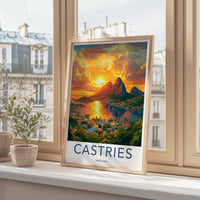 Castries Poster - Saint Lucia Wall Art