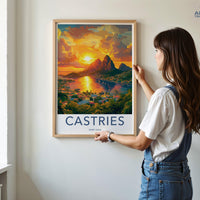 Castries Poster - Saint Lucia Wall Art