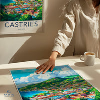 Castries Poster - Saint Lucia Wall Art