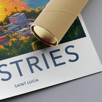 Castries Poster - Saint Lucia Wall Art