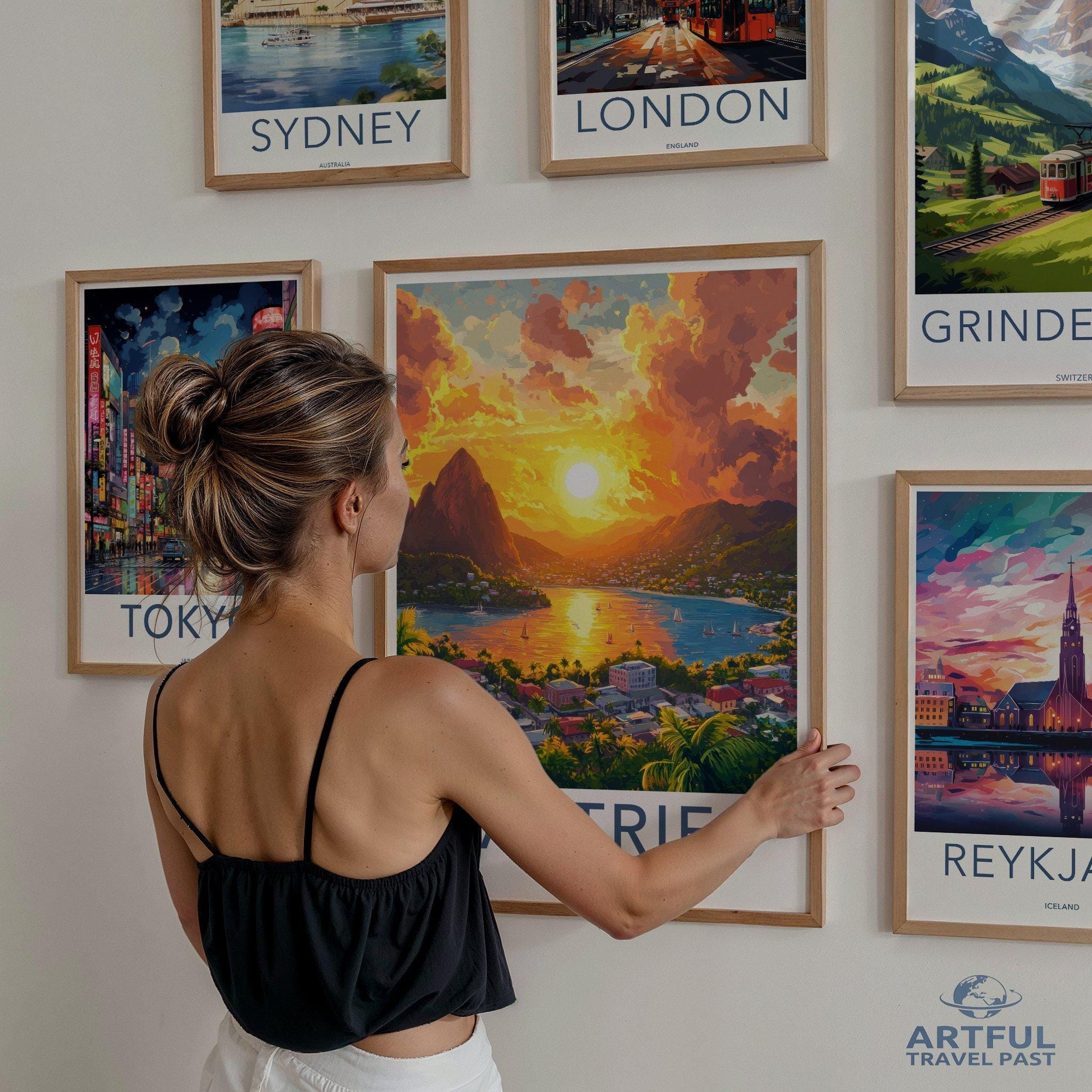 Castries Poster - Saint Lucia Wall Art