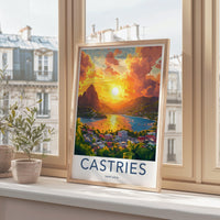 Castries Poster - Saint Lucia Wall Art