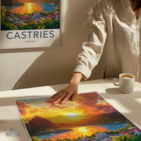 Castries Poster - Saint Lucia Wall Art