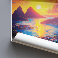 Castries Poster - Saint Lucia Wall Art