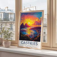 Castries Poster - Saint Lucia Wall Art