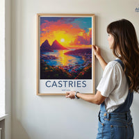 Castries Poster - Saint Lucia Wall Art