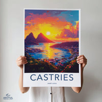 Castries Poster - Saint Lucia Wall Art