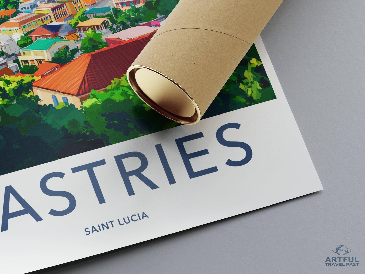 Castries Poster - Saint Lucia Wall Art