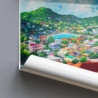 Castries Poster - Saint Lucia Wall Art
