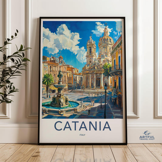 Catania Poster - Italy Wall Art