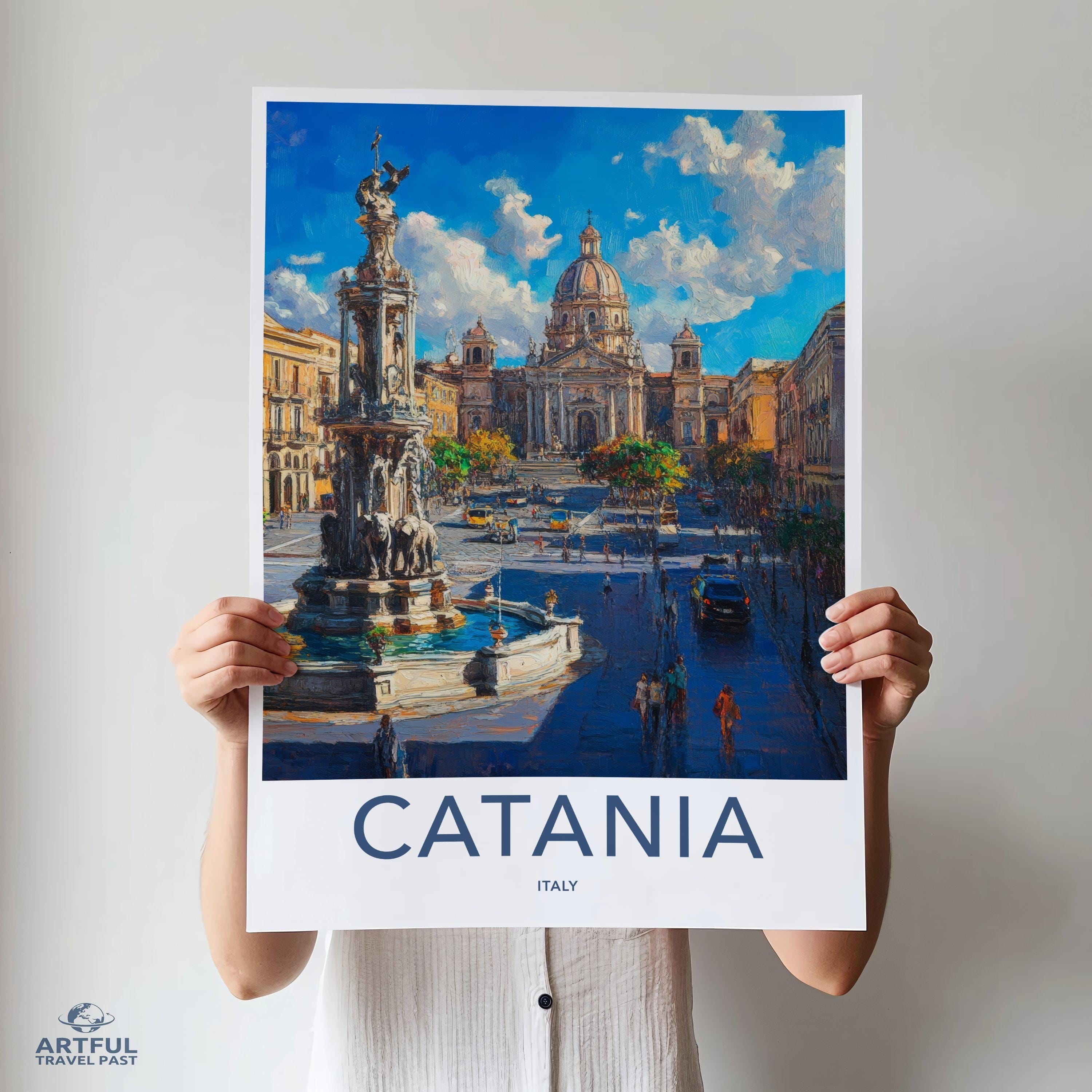 Catania Poster - Italy Wall Art