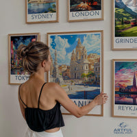 Catania Poster | Italy Wall Art | Europe Decor