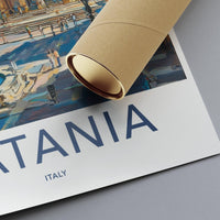 Catania Poster | Italy Wall Art | Europe Decor