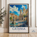 Catania Poster | Italy Wall Art | Europe Decor